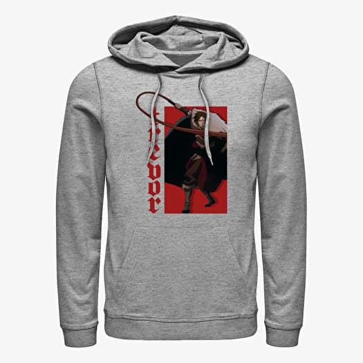 Mikina Merch Netflix Castlevania - Hero Trevor Unisex Hoodie Heather Grey