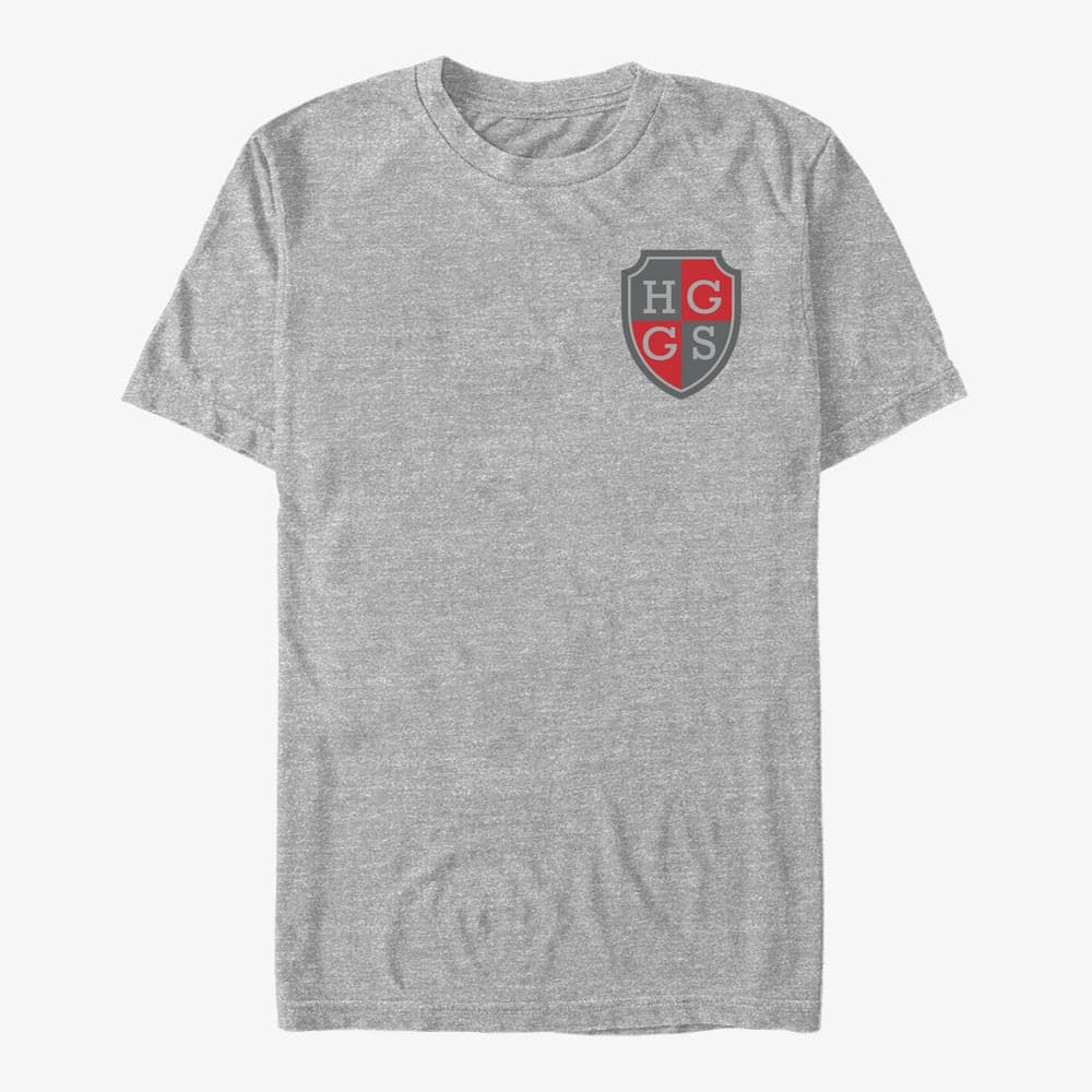 T-shirts Merch Netflix Heartstopper - Harvey Greene Crest Unisex T-Shirt Heather Grey