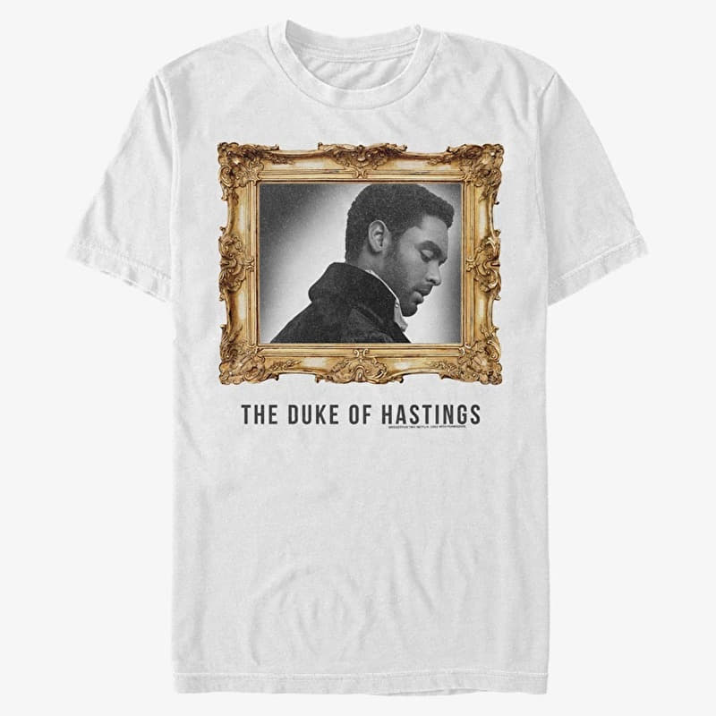 Merch Netflix Bridgerton - The Duke Unisex T-Shirt White