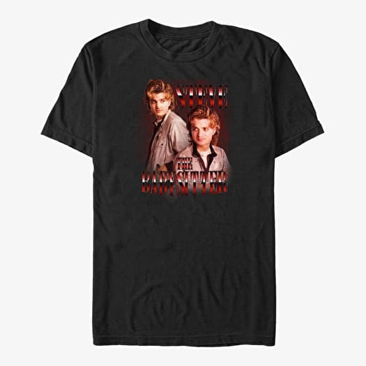 T-shirt Merch Netflix Stranger Things - The Babysitter Unisex T-Shirt Black