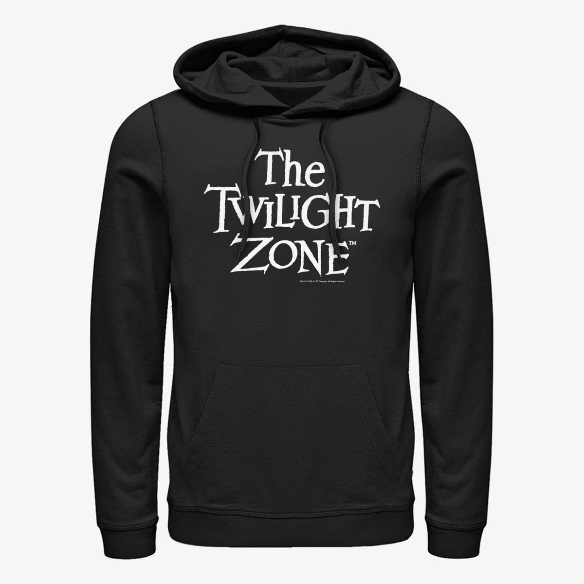 Sweatshirts Merch Paramount Twilight Zone - Twilight Zone Logo Unisex Hoodie Black