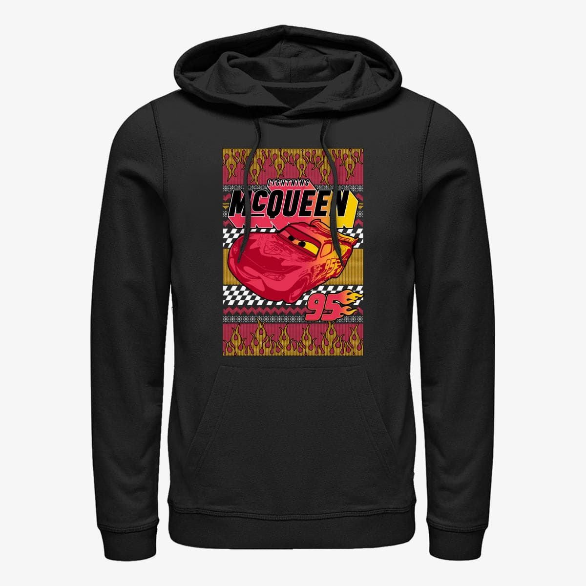 Hoodies and sweatshirts  Merch Pixar Cars 1-2 - Lightning Sweater Unisex Hoodie Black