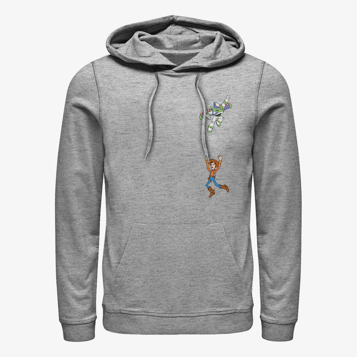 Hoodies and sweatshirts  Merch Pixar Toy Story 1-3 - Pocket Pals Unisex Hoodie Heather Grey