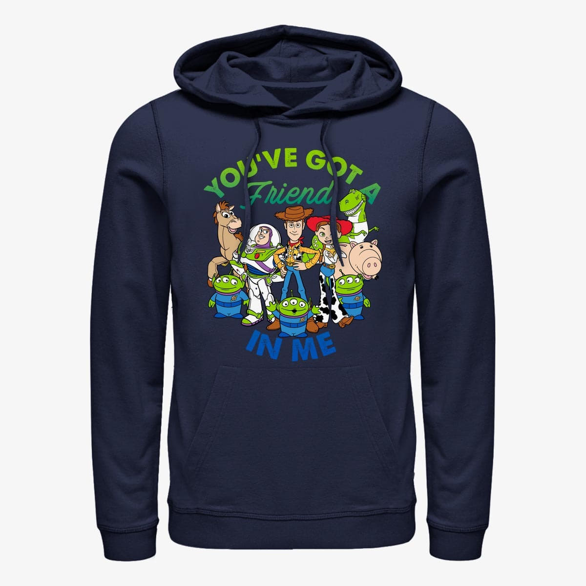 Hoodies and sweatshirts  Merch Pixar Toy Story - Friendship Unisex Hoodie Navy Blue