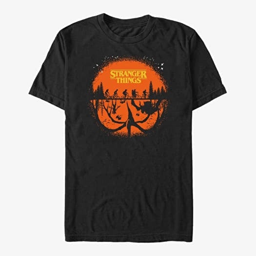 Majica Merch Netflix Stranger Things - 2 PLANE HAUNT Unisex T-Shirt Black