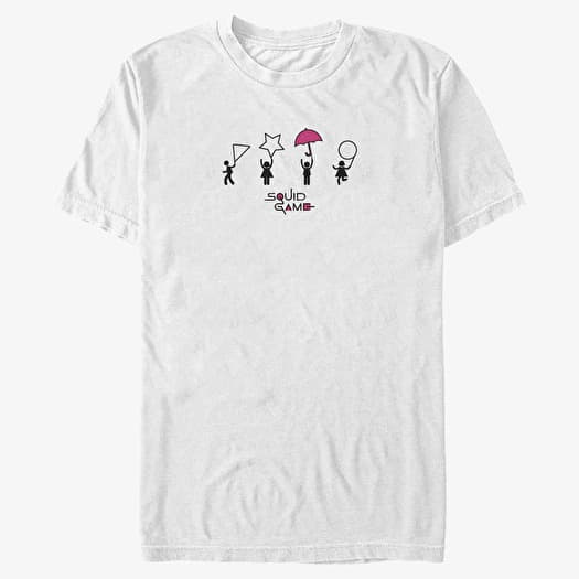 T-shirt Merch Netflix Squid Game - SQUID GAME ICON 2 Unisex T-Shirt White