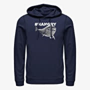 Merch Pixar Finding Nemo - Hangry Bruce Unisex Hoodie Navy Blue
