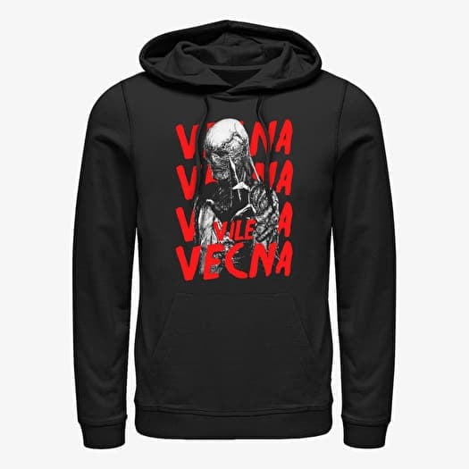 Sweatshirt Merch Netflix Stranger Things - Vecna Horror Poster Unisex Hoodie Black