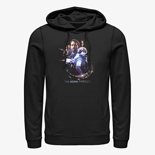 Mikina Merch Netflix The Adam Project - Adam Group Unisex Hoodie Black