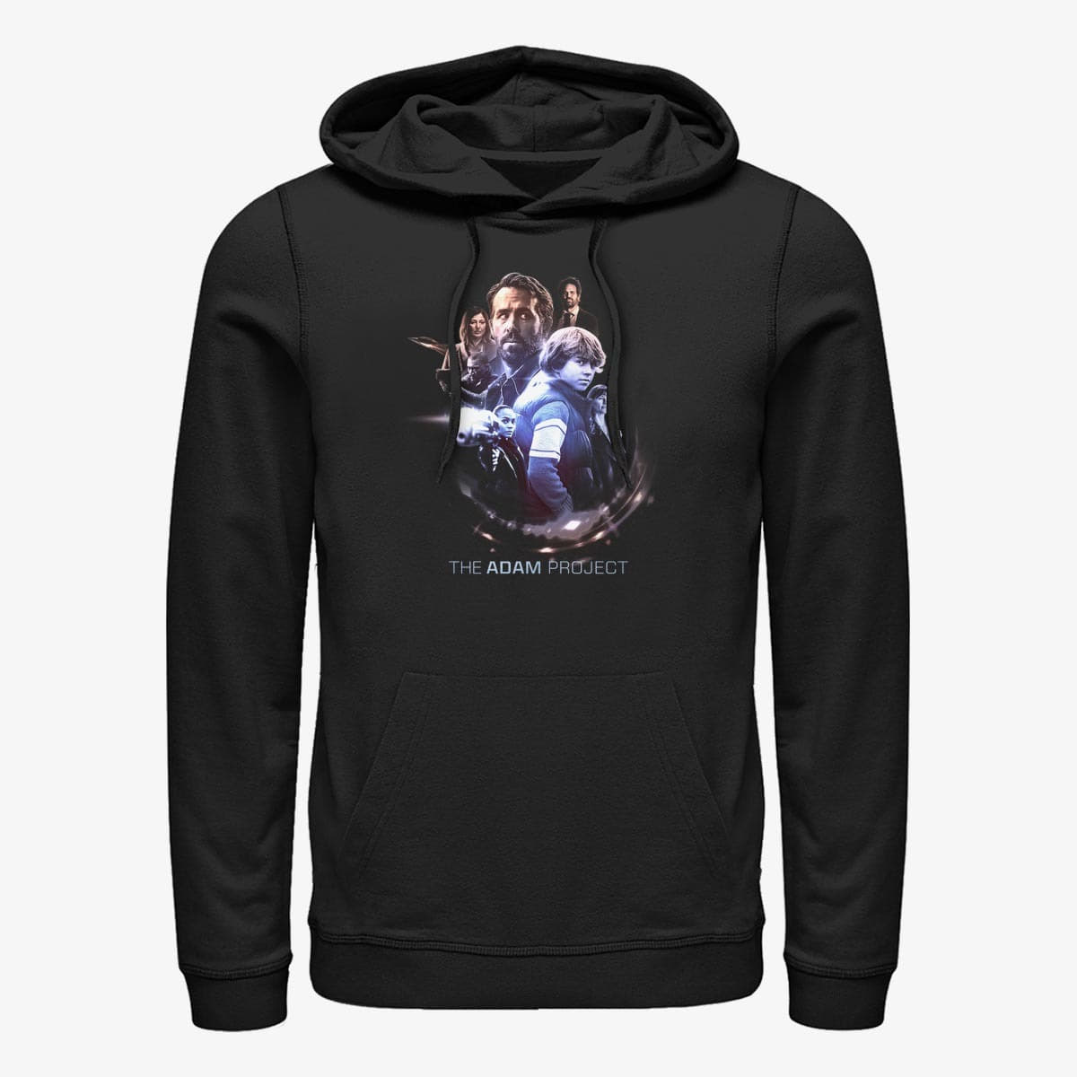 Sweatshirts Merch Netflix The Adam Project - Adam Group Unisex Hoodie Black