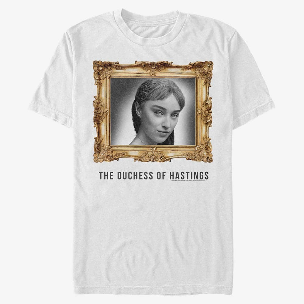T-shirts Merch Netflix Bridgerton - The Dutchess Unisex T-Shirt White