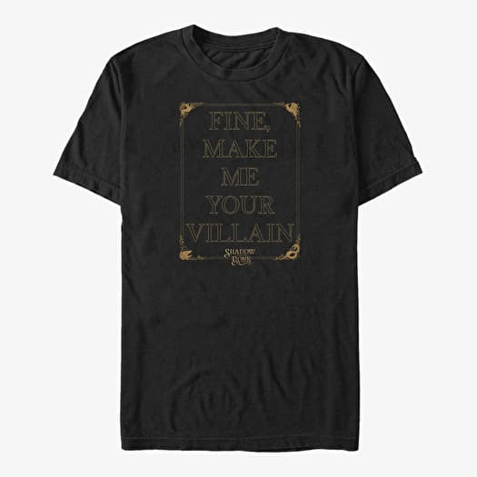 T-särk Merch Netflix Shadow and Bone - Your Villain Unisex T-Shirt Black