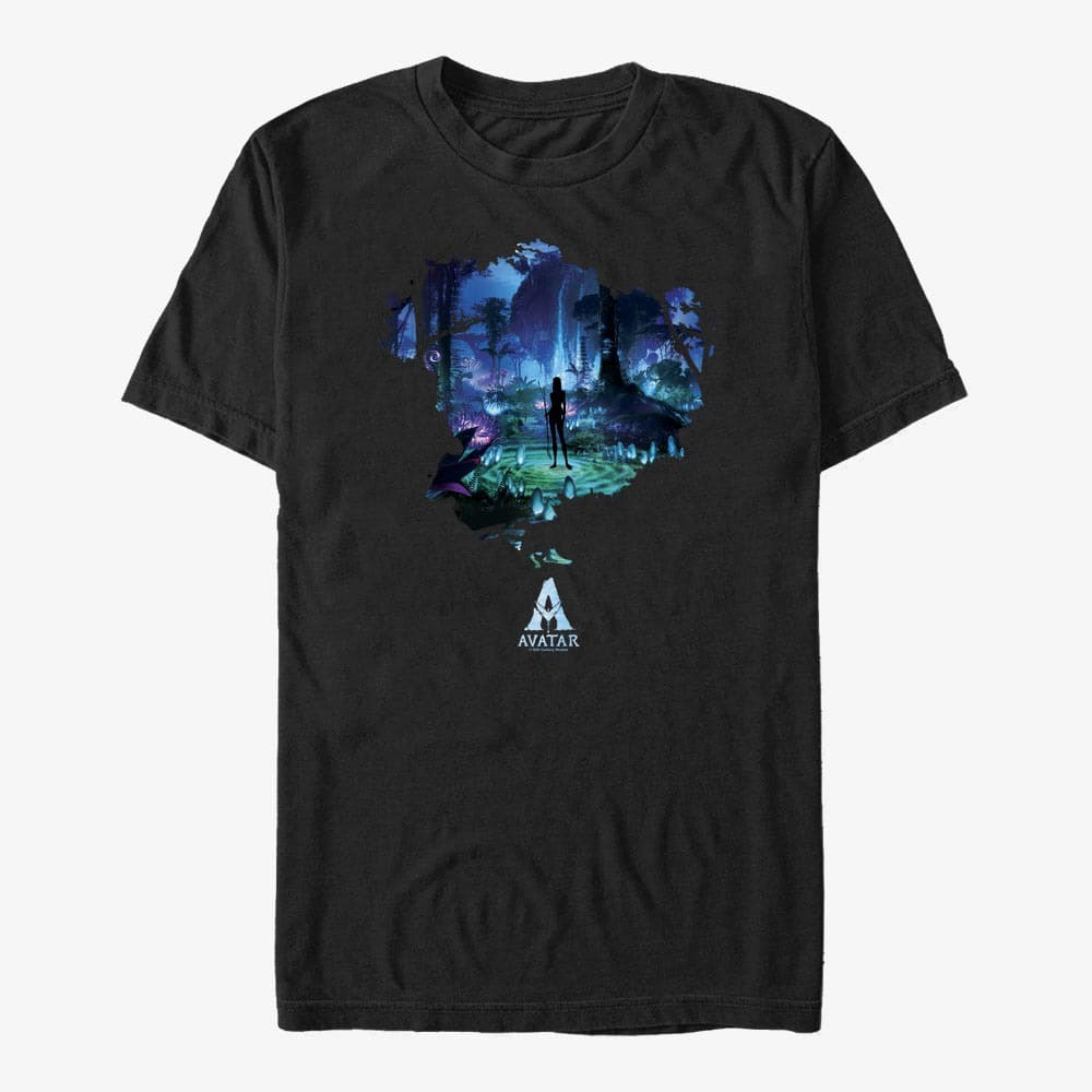 T-shirts Merch Twentieth Century Fox Avatar 1 - PANDORA NIGHT Unisex T-Shirt Black