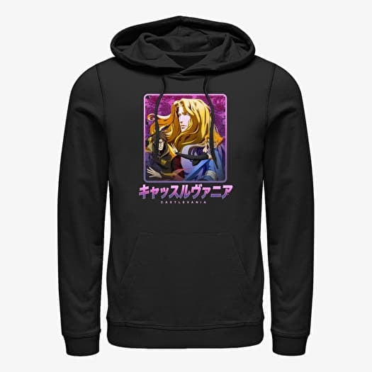 Sweatshirt Merch Netflix Castlevania - Castlevania Kanji Group Unisex Hoodie Black