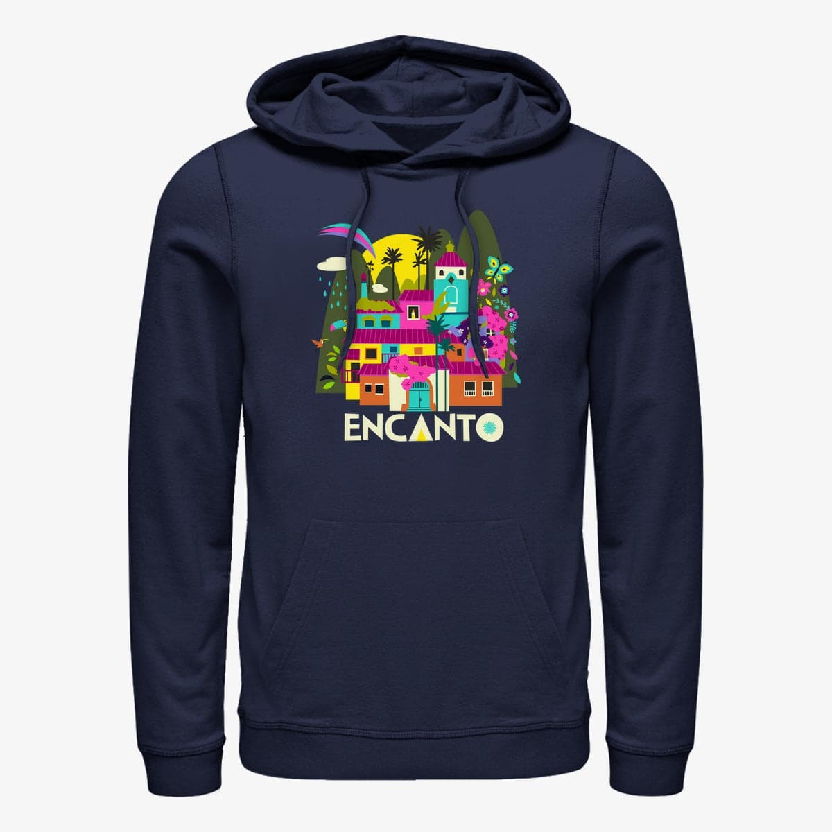 Sweatshirts Merch Pixar Disney Encanto - Encanto Gold Unisex Hoodie Navy Blue