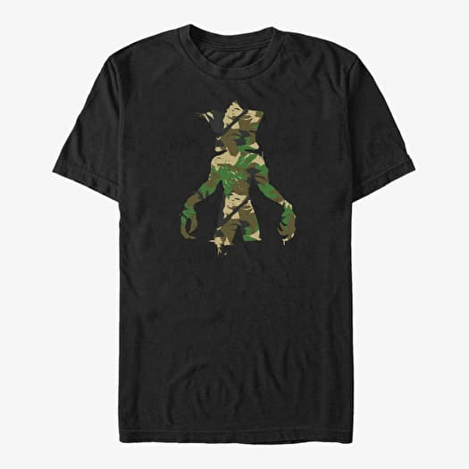 T-shirt Merch Netflix Stranger Things - Camo Monster Unisex T-Shirt Black