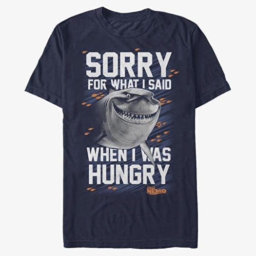 Majica Merch Pixar Finding Nemo - Bruce was Hungry Unisex T-Shirt Navy Blue