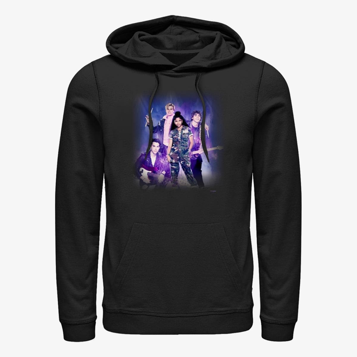 Hoodies and sweatshirts  Merch Netflix Julie And The Phantoms - The Phantoms Group Shot Unisex Hoodie Black