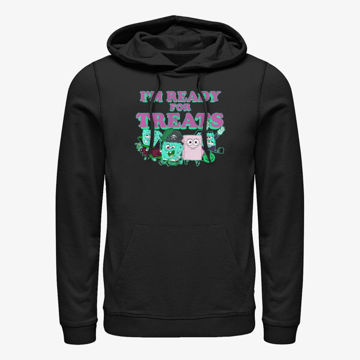 Толстовки та реглани Merch Paramount SpongeBob SquarePants - Ready For Candy Unisex Hoodie Black