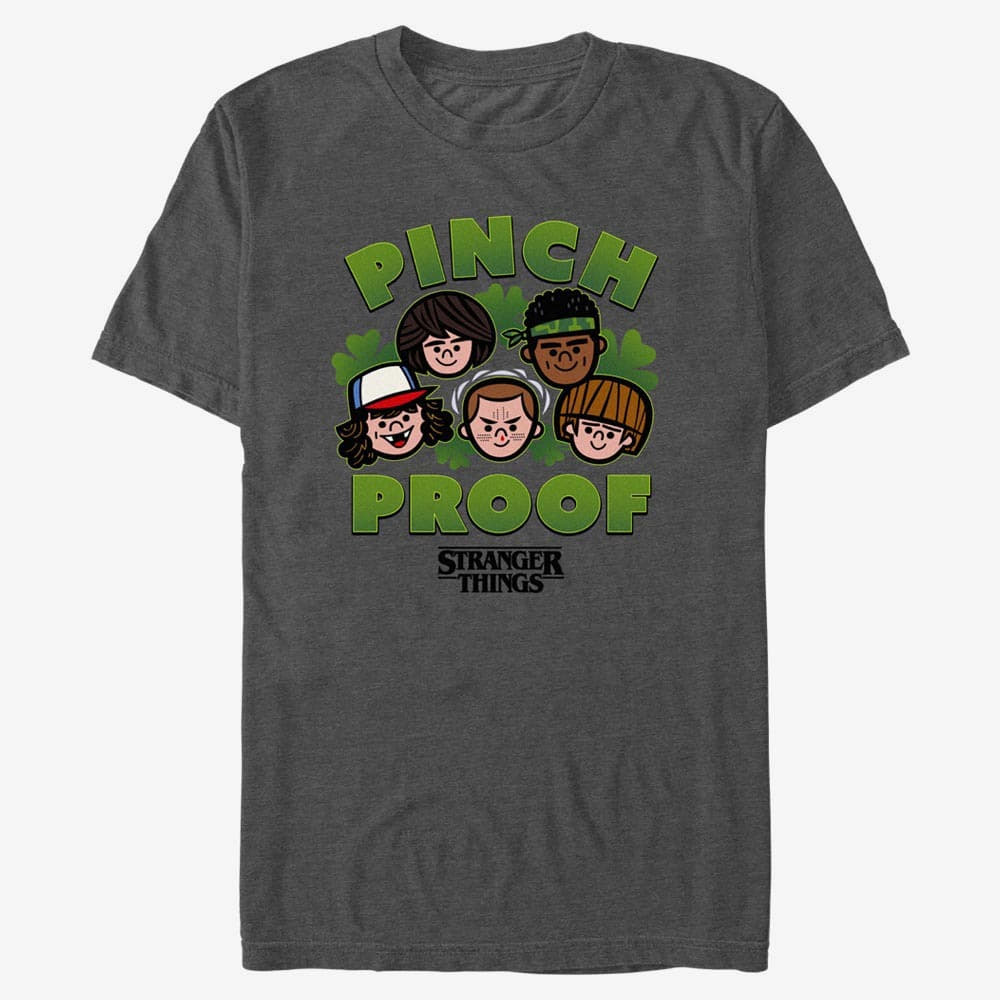 Camisetas Merch Netflix Stranger Things - Pinch Proof Unisex T-Shirt Dark Heather Grey