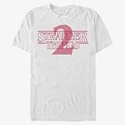 Merch Netflix Stranger Things - Stranger Two Opacity Logo Unisex T-Shirt White
