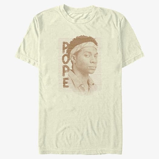 T-shirt Merch Netflix Outer Banks - Pope Portrait Unisex T-Shirt Natural