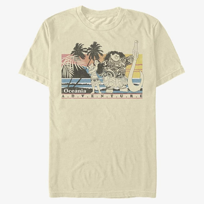 T-skjorte Merch Pixar Moana - Oceania Adventure Unisex T-Shirt Natural
