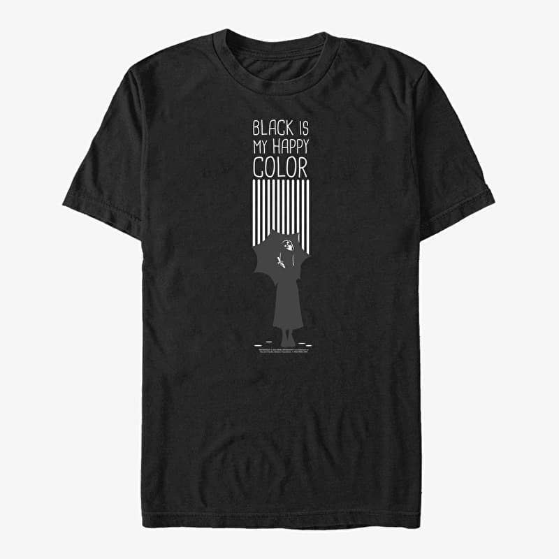 T-särk Merch MGM Wednesday - Happy Color Unisex T-Shirt Black