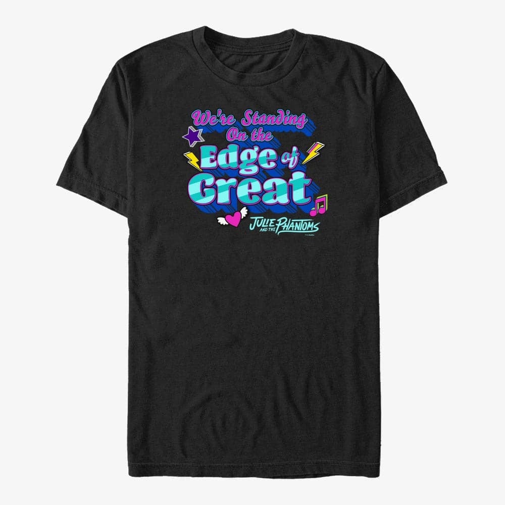 T-shirts Merch Netflix Julie And The Phantoms - Standing on the Edge Unisex T-Shirt Black