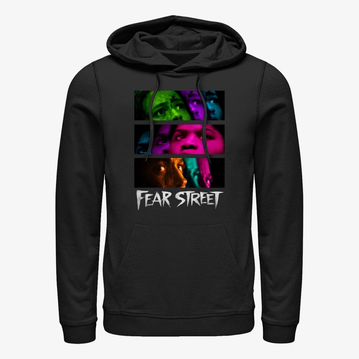 Sweatshirts Merch Netflix Fear Street - Neon Eyes Unisex Hoodie Black