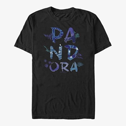 T-shirt Merch Twentieth Century Fox Avatar 1 - Pandora Flora And Fauna Unisex T-Shirt Black