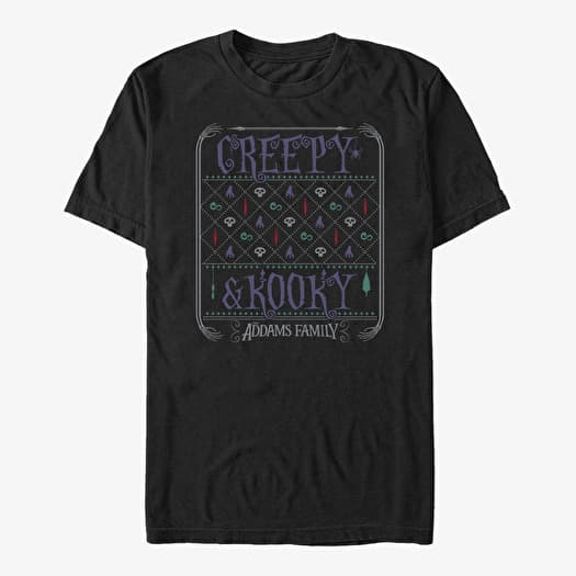 T-skjorte Merch MGM The Addams Family - Creepy Kooky Sweater Unisex T-Shirt Black