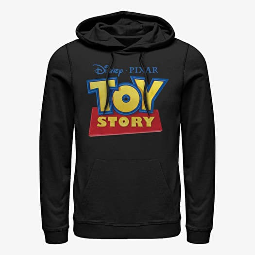 Mikina Merch Pixar Toy Story - 3D Logo Unisex Hoodie Black