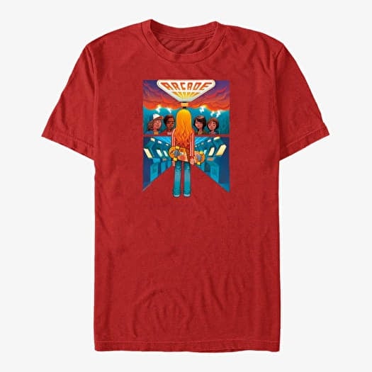 Camiseta Merch Netflix Stranger Things - Arcade Poster Unisex T-Shirt Red