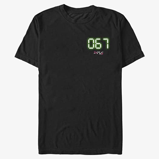 T-shirt Merch Netflix Squid Game - Sixty Seven Unisex T-Shirt Black