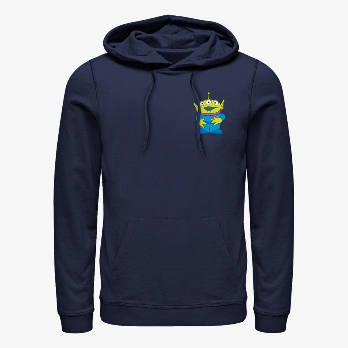 Dukserice Merch Pixar Toy Story 1-3 - ALIEN PATCH Unisex Hoodie Navy Blue