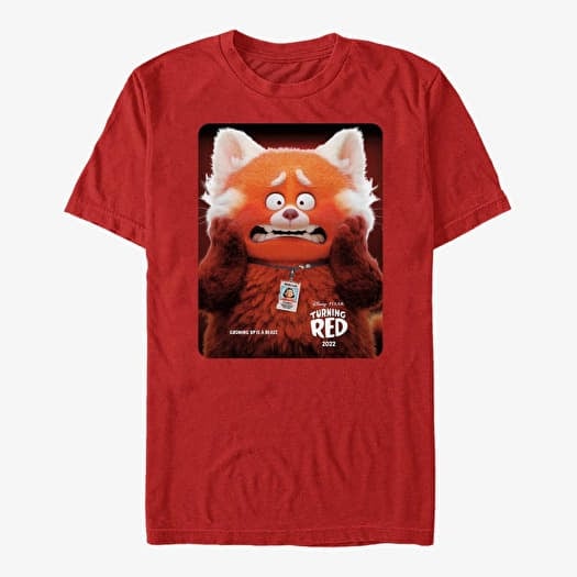 T-shirt Merch Pixar Turning Red - Panda Poster Unisex T-Shirt Red