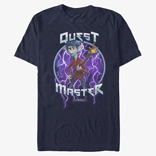 Тениска Merch Pixar Onward - Quest Master Unisex T-Shirt Navy Blue