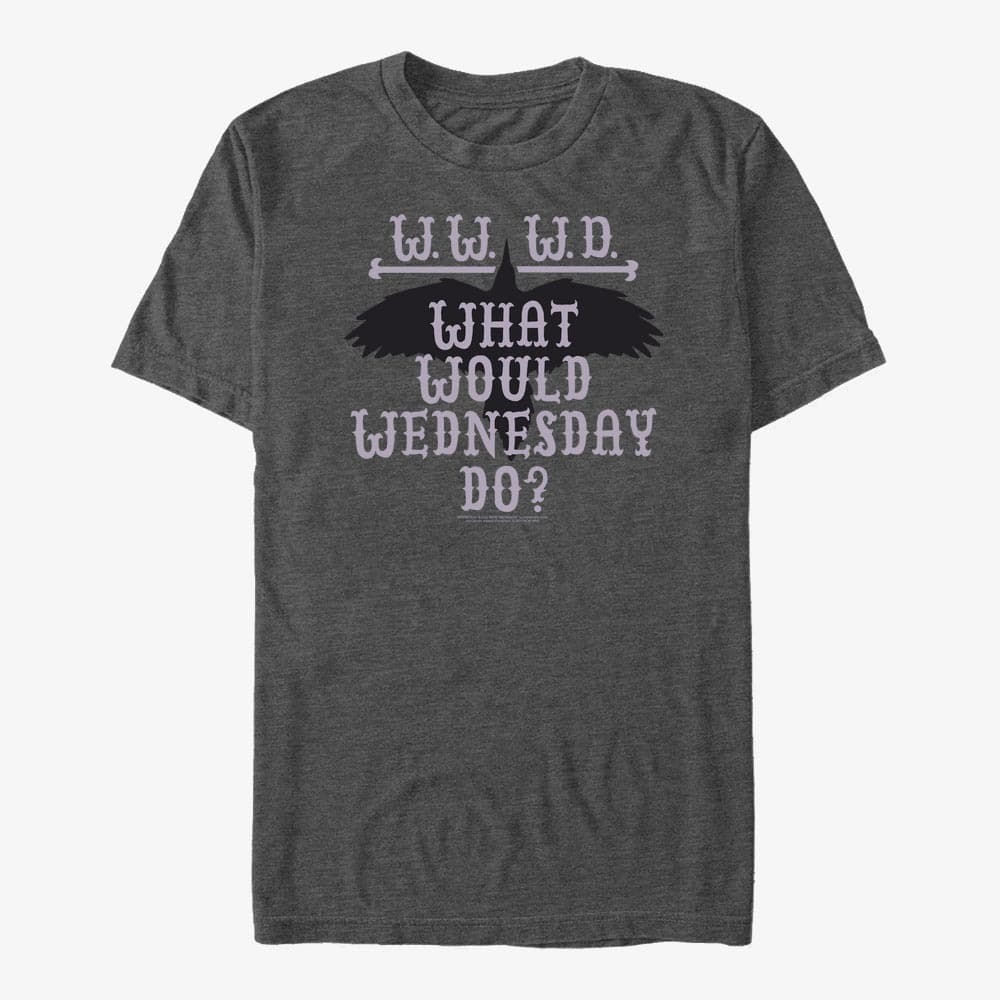 T-Shirts Merch MGM Wednesday - What Wednesday Do Unisex T-Shirt Dark Heather Grey