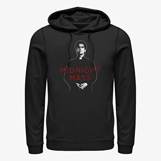 Sweat-shirt Merch Netflix Midnight Mass - Father Paul Unisex Hoodie Black