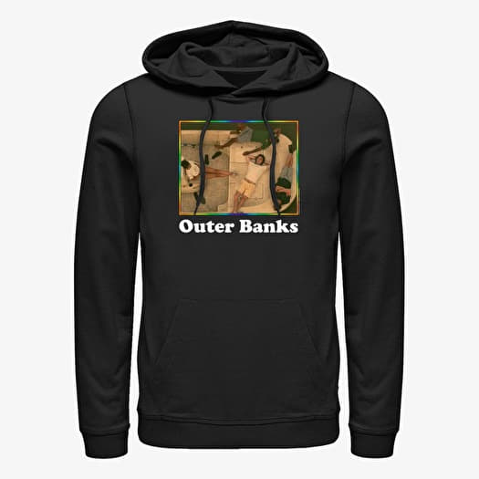Sweatshirt Merch Netflix Outer Banks - CLASSIC GROUP SHOT Unisex Hoodie Black