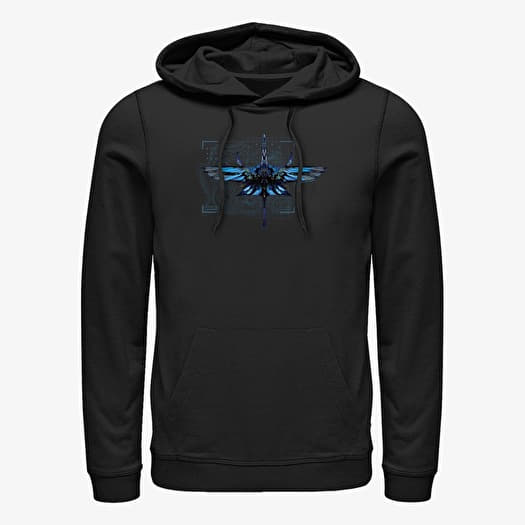 Sweatshirt Merch Twentieth Century Fox Avatar 1 - Banshee Biolum Badge Unisex Hoodie Black