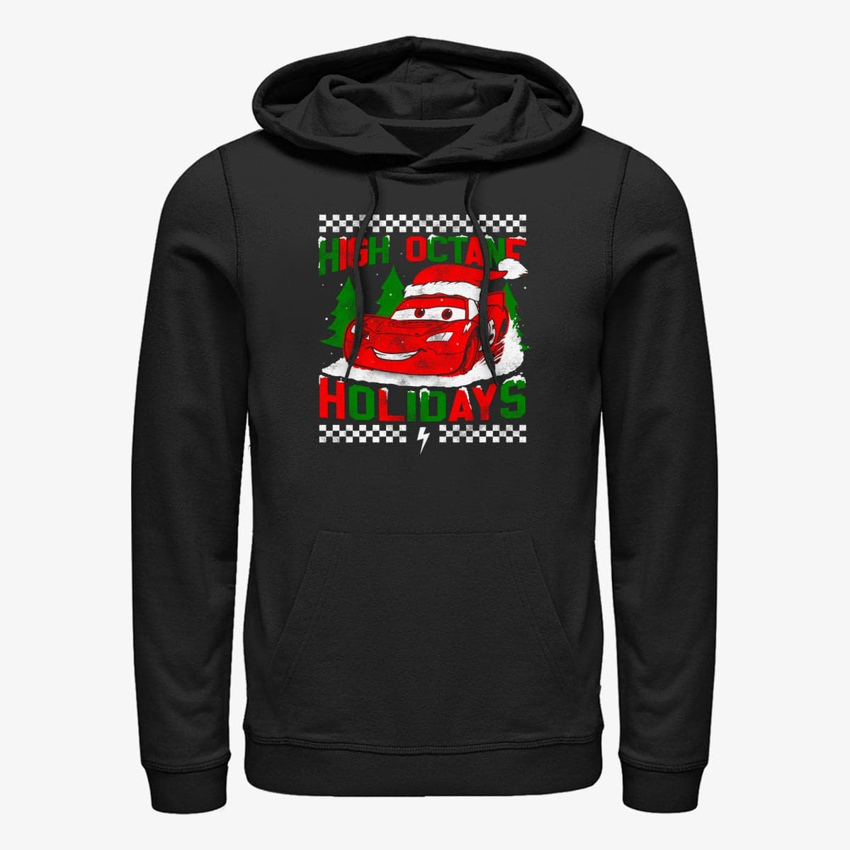 Sweaters Merch Pixar Cars 1-2 - High Octane Hollidays Unisex Hoodie Black