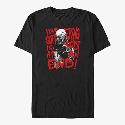 T-shirt Merch Netflix Stranger Things - SUFFER THE ENDER Unisex T-Shirt Black