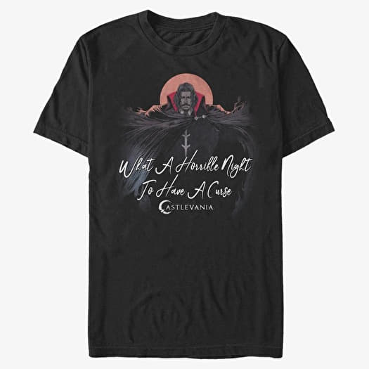 Camiseta Merch Netflix Castlevania - Horrible Night To Have A Curse Unisex T-Shirt Black