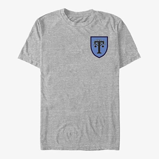 Tričko Merch Netflix Heartstopper - Truham Budding Tree Badge Unisex T-Shirt Heather Grey