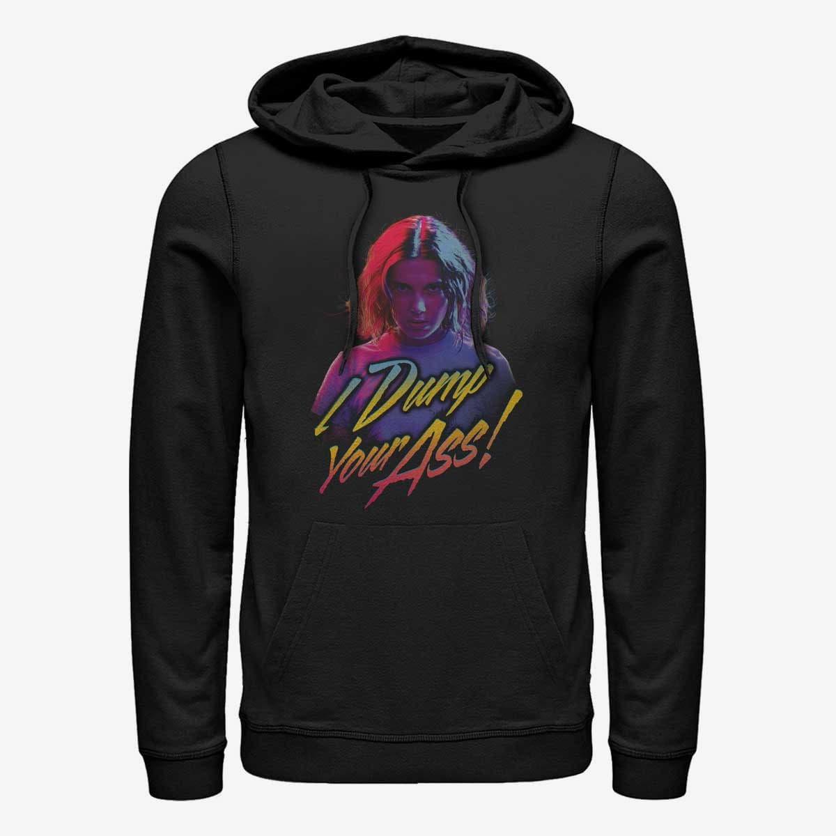 Dukserice Merch Netflix Stranger Things - Dump You Unisex Hoodie Black