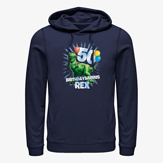 Sweatshirt Merch Pixar Toy Story - Ballon Rex 50 Unisex Hoodie Navy Blue