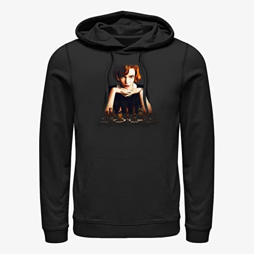 Hanorac Merch Netflix The Queen's Gambit - The Queen Unisex Hoodie Black