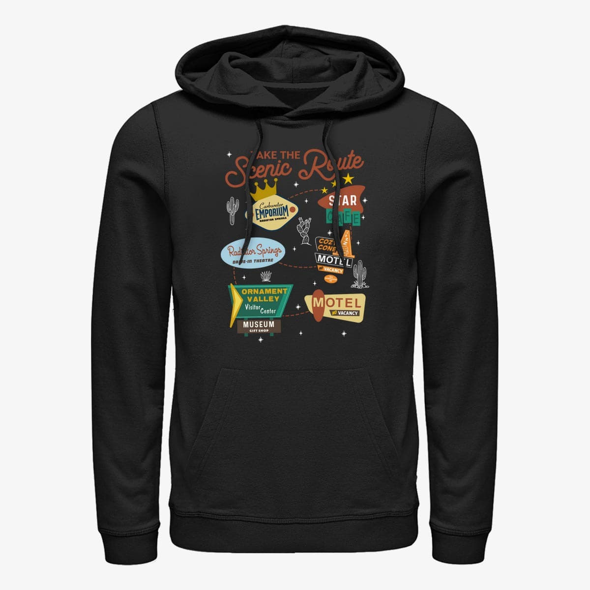 Kapuutsikud ja kampsunid Merch Pixar Cars-Cars 2 - Business Textbook Unisex Hoodie Black